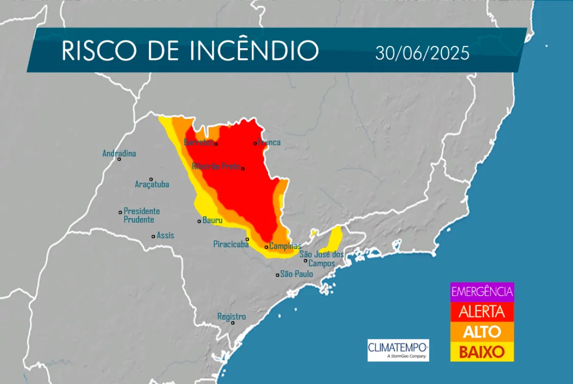 Mapa do dia