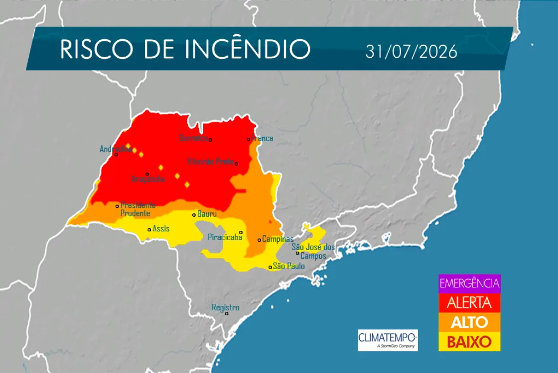 Mapa do dia
