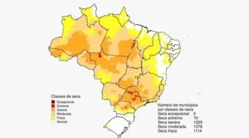 Brasil tem mais de mil municípios sob seca severa ou extrema